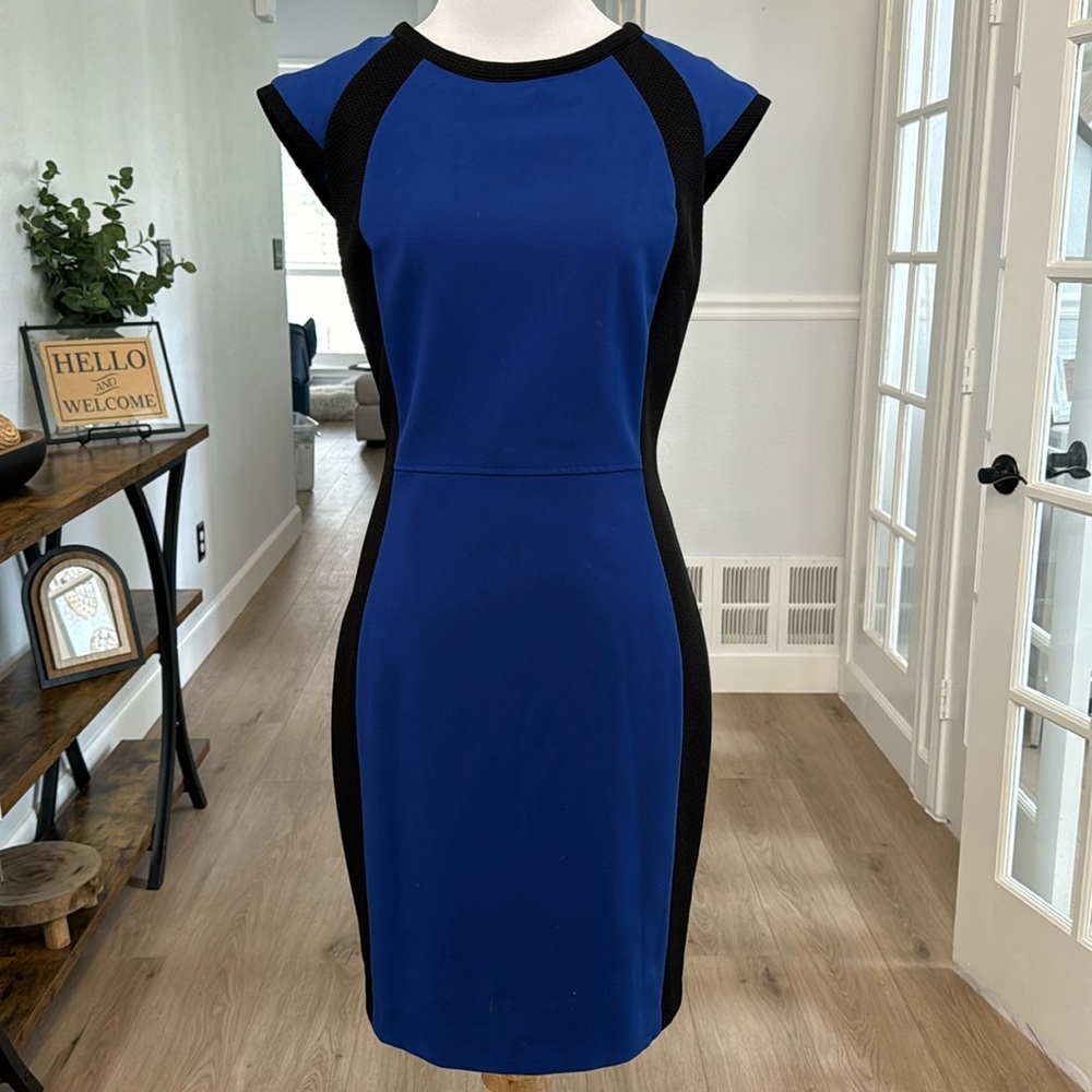 Like New Marc New York by Andrew Marc Colorblock Sheath Dress Size 8